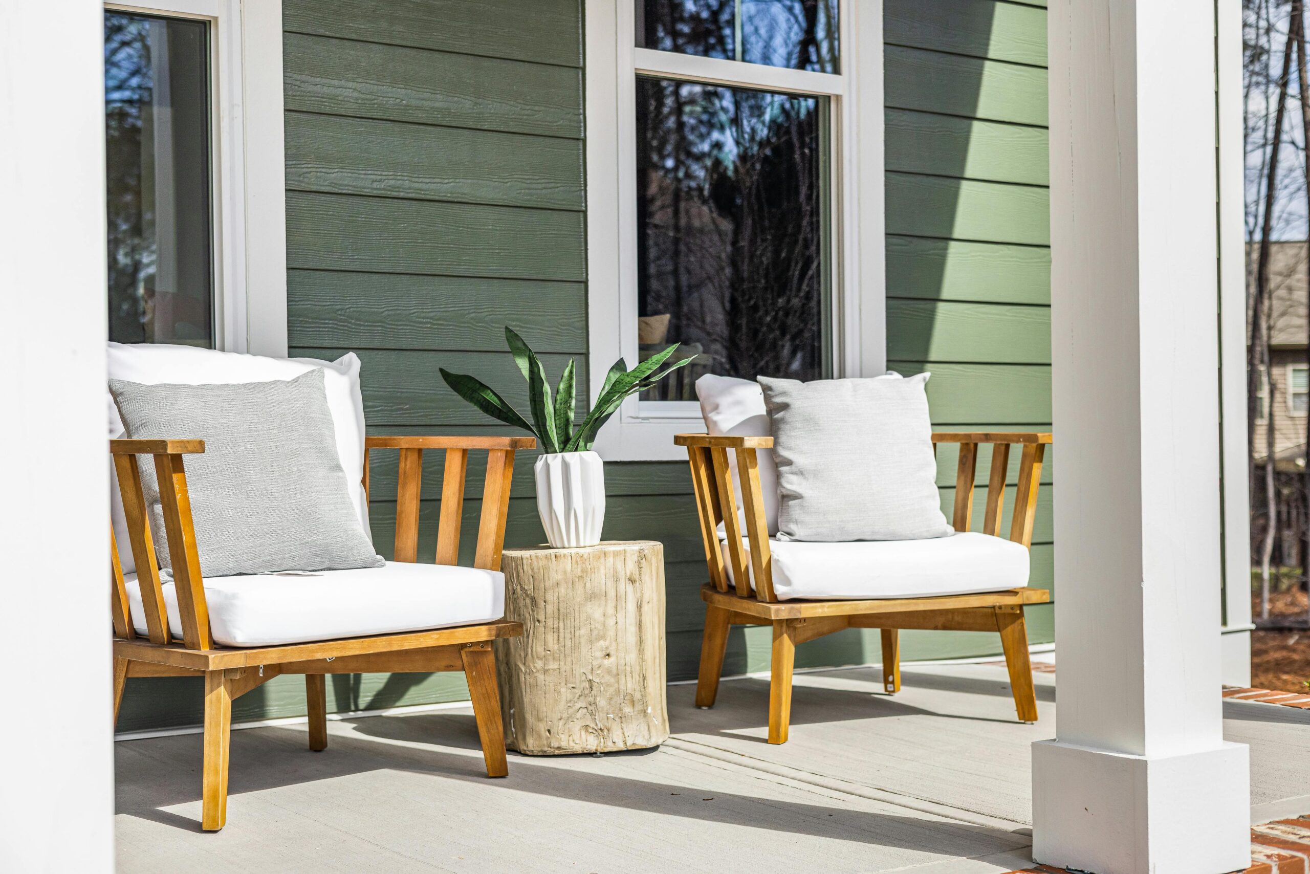 welcoming front porch
